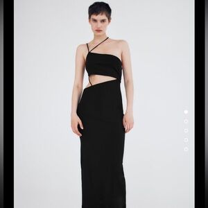 H&M Cutout Midi Strappy Dress